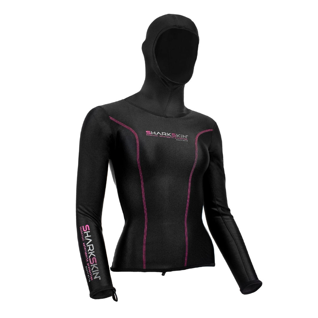 Sharkskin Chillproof Long Sleeve Hooded Top - Women's - Sharkskin vs a Neoprene Wetsuit: Which Should You Dive In?