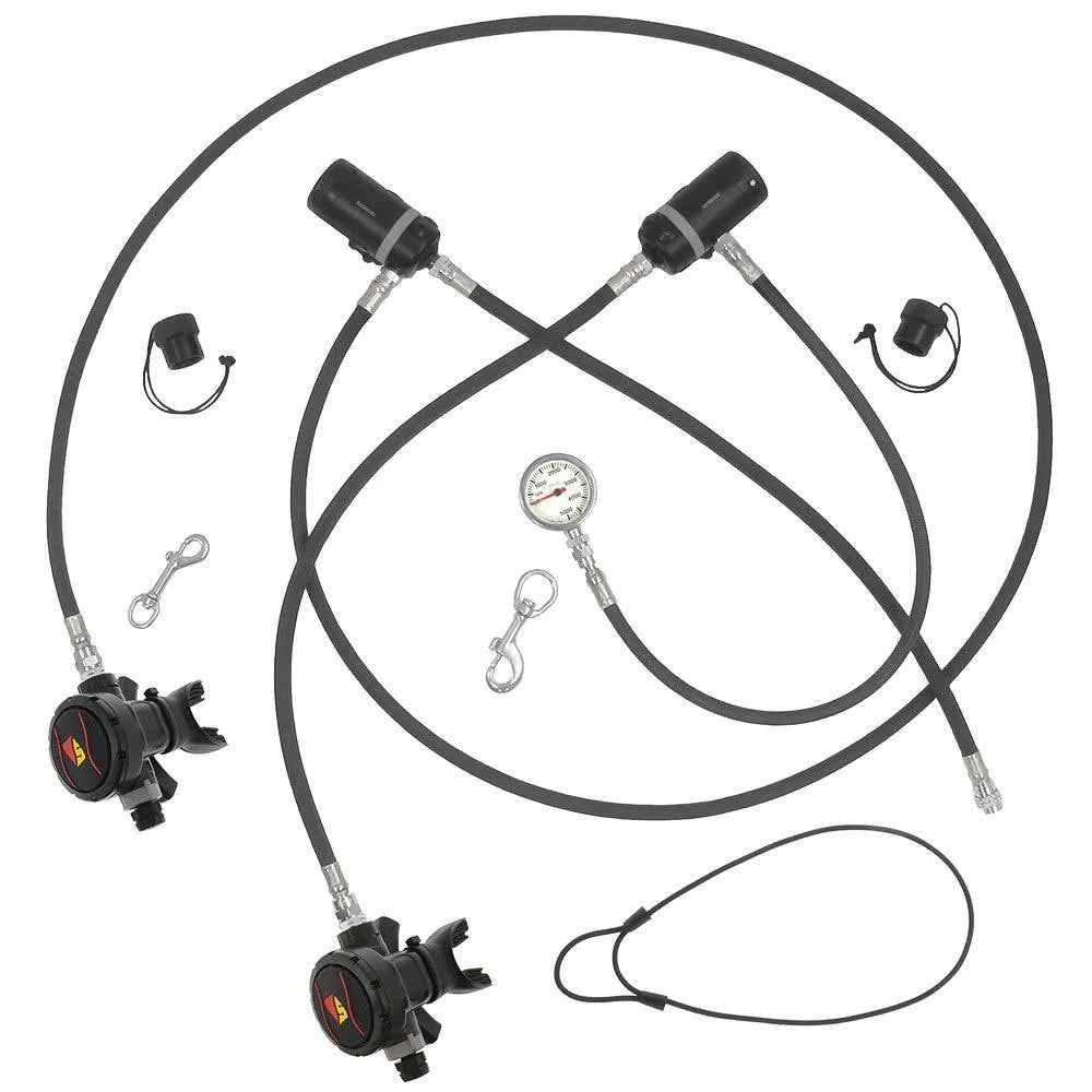 Dive rite XT1/XT2 Doubles DIN BAR diving regulator set