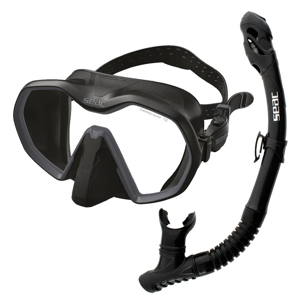 SEAC Icona&Reverse Dry snorkeling set